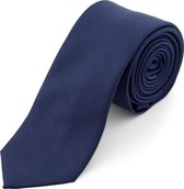Marineblauwe Basic Stropdas van 6 cm