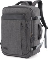 TAN.TOMI Reistas – Handbagage 40L – Rugzak – Schooltas - 37 x 18 x 51 cm – Compact Backpack – Laptoptas - Lichtgewicht – Grijs