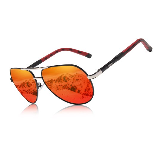 KingSeven Redstar - Pilotenbril met UV400 en polarisatie filter - Z68 van Kingseven — afbeelding 2