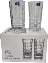 Luxe Longdrinkglazen - Waterglazen - Drinkglazen - Longdrinkglas - 6 stuks 400ml - Hoge kwaliteit