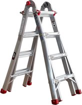 Bol.com Professionele Multifunctionele Telescopische Ladder | Uittrekbaar tot 40m | Veiligheid EN131 Gecertificeerd | Ideaal voo... aanbieding