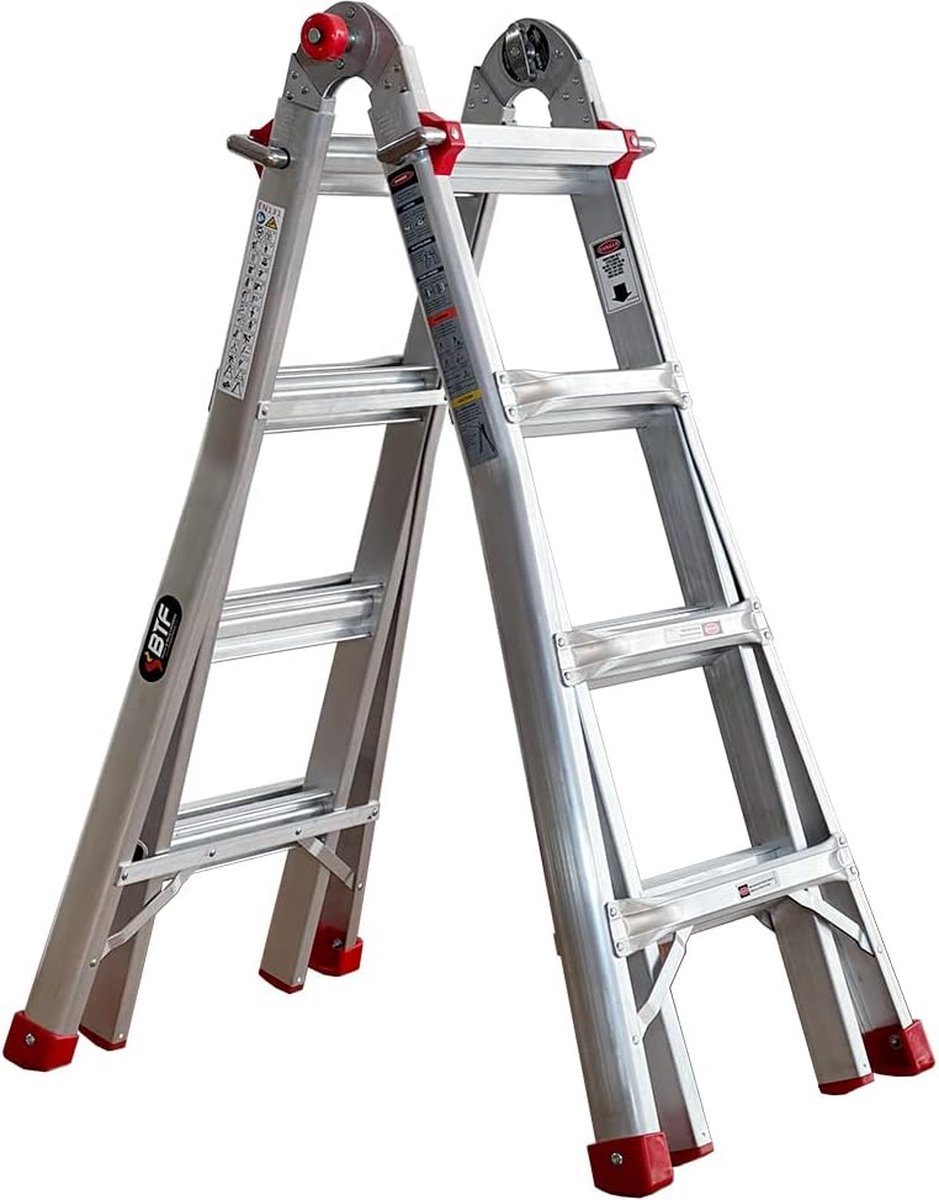Professionele Multifunctionele Telescopische Ladder | Uittrekbaar tot 40m | Veiligheid EN131 Gecertificeerd | Ideaal voor Vakmensen