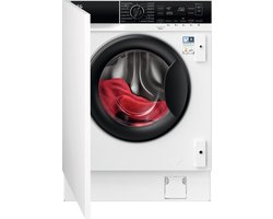 AEG Series 8000 LWR8WI7680, Voorlader, Ingebouwd, Wit, Links, Zwart, Knoppen, Draaiknop