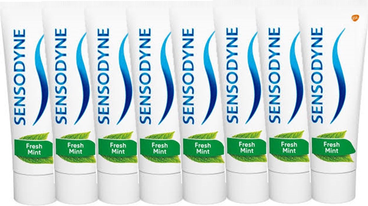 Goedkoopste Sensodyne Tandpasta - Fresh Mint - 8 x 75 ml