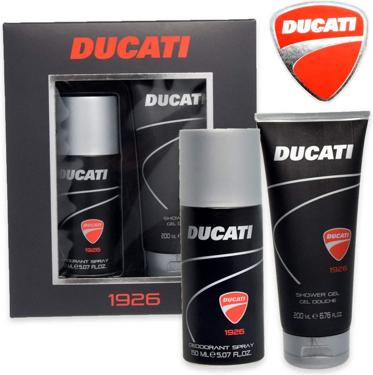 Ducati 1926 Giftset met 1x Deo deodorant 150ml en 1x 200ml douchegel
