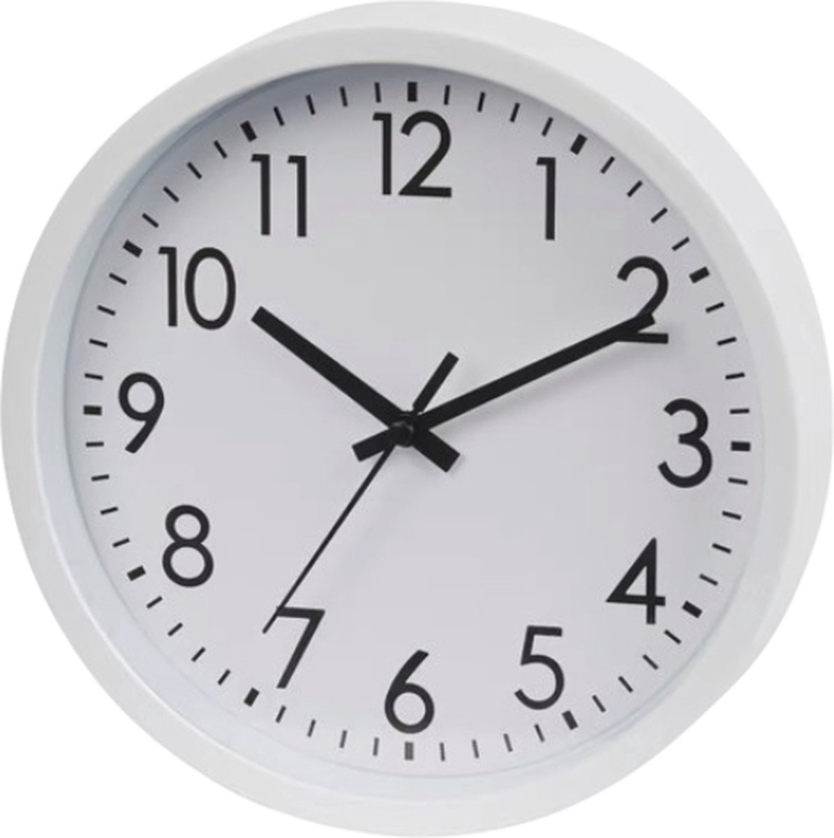Home Goods - Wandklok - Ø 20 x 4 cm - Met muurbevestiging - Wit