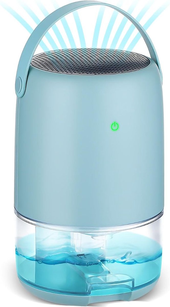 Dailysupplies Luchtontvochtiger en Luchtreiniger Dehumidifier Luchtontvochtiger Badkamer en Slaapkamer Licht Blauw