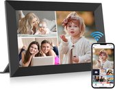Digitale fotolijst met wifi 10.1 inch IPS-touchscreen 32 GB elektronische fotolijst automatische rotatie desktop- of wandmontage voor ouders en vrienden