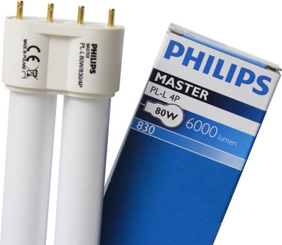 Philps Master PL-L 4P 80Watt 830 2G11 Fitting