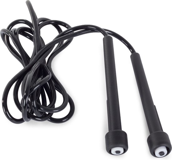 Professioneel Sport Springtouw - Verstelbaar - Speedrope - Jump Rope - voor Volwassenen en Kinderen - Zwart- Blauw