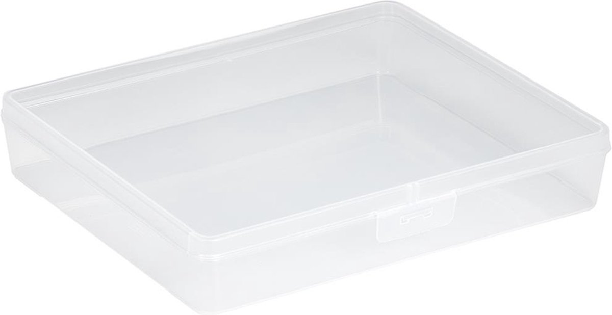 Sunware - Q-line opbergdoos 3,6L transparant - 29,5 x 24,5 x 5,5 cm