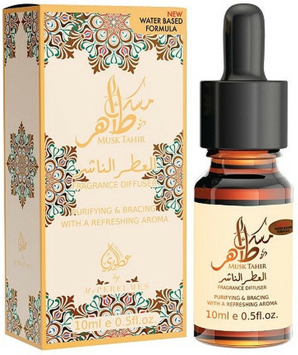 Goedkoopste Musk Tahir - Geurolie - Parfumolie voor aroma diffuser, Luchtbevochtiger of aromabrander - Olie Diffuser - 10 ml