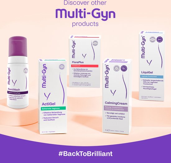Multi-Gyn Vaginale Douche & 10 Bruistabletten - Vaginale Douche voor Intieme Hygiene, Intieme Verzorging voor optimale Vaginale Gezondheid, te gebruiken tegen afscheiding, jeuk en irritatie, Vaginale Douche spoelt schoon op efficiënte en milde wijze