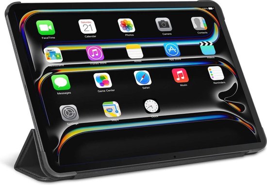 DECODED Housse pour tablette adaptée au modèle iPad Pro génération 2024 - 11 pouces - Zwart anthracite