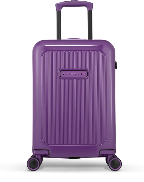 SUITSUIT Handbagage koffer 55x35x20 - Handbagage trolley - Lichtgewicht koffers - Expression koffer Dewberry - Paars