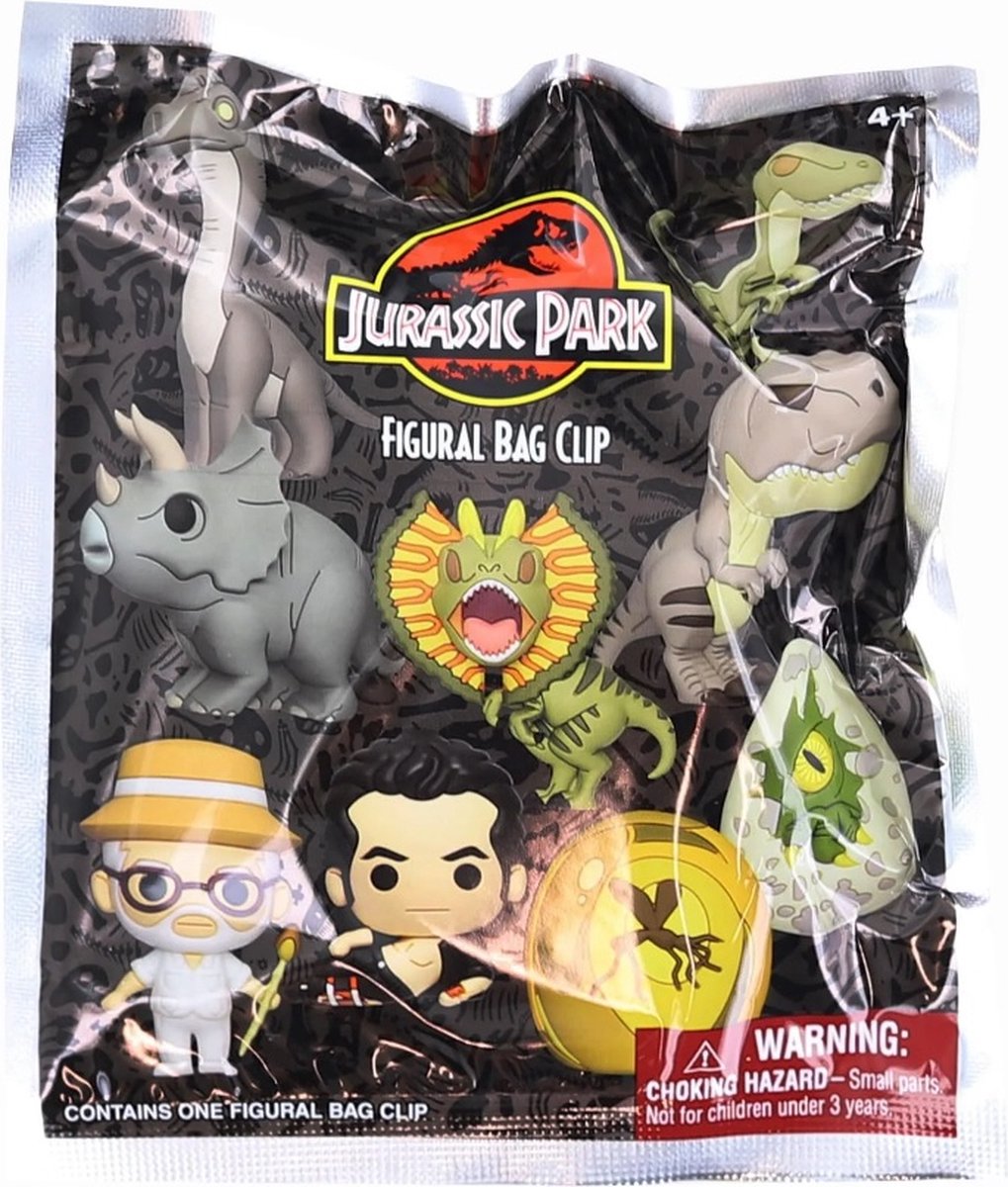 Jurassic Park PVC Bag Clip Blind Bag
