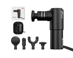DrPhone EchoEase – Mini Draagbare MassageGun – Ontspanning – Massage – Met Vier Standen – Met Vier Snelheden - Fitness Spier Massage – Zwart