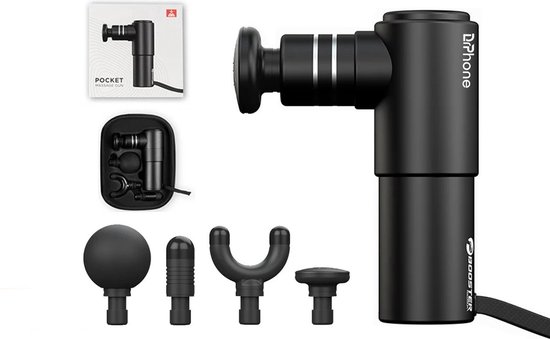 DrPhone EchoEase Massagegun Draagbaar Zwart - DrPhone - €89,95