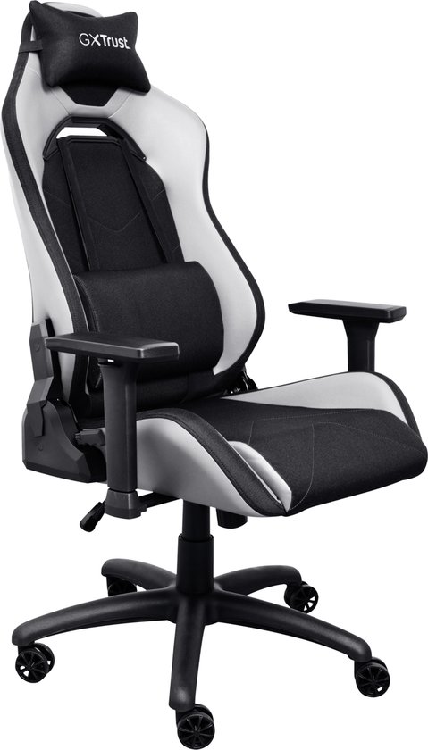 Trust GXT 714W Ruya – Gaming Stoel – Ergonomisch – Bureaustoel – Verstelbaar – Gamestoelen – Gaming Chair – Wit