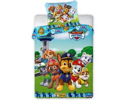 foto van PAW Patrol Dekbedovertrek Eenpersoons 140 x 200 cm Katoen GROTE kussensloop 70x90cm