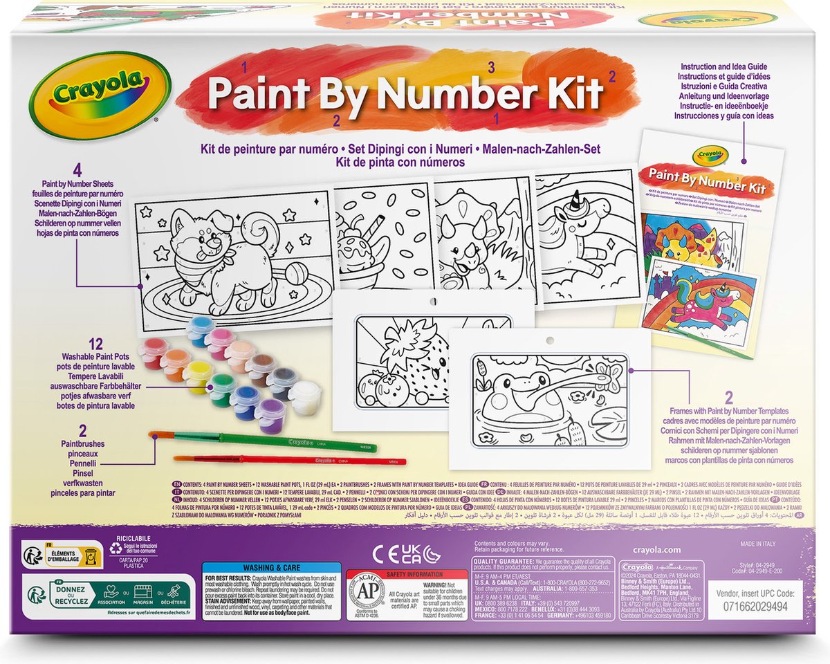 Crayola - Hobbypakket - Schilderen op Nummer - Knutselset Voor Kinderen — afbeelding 3