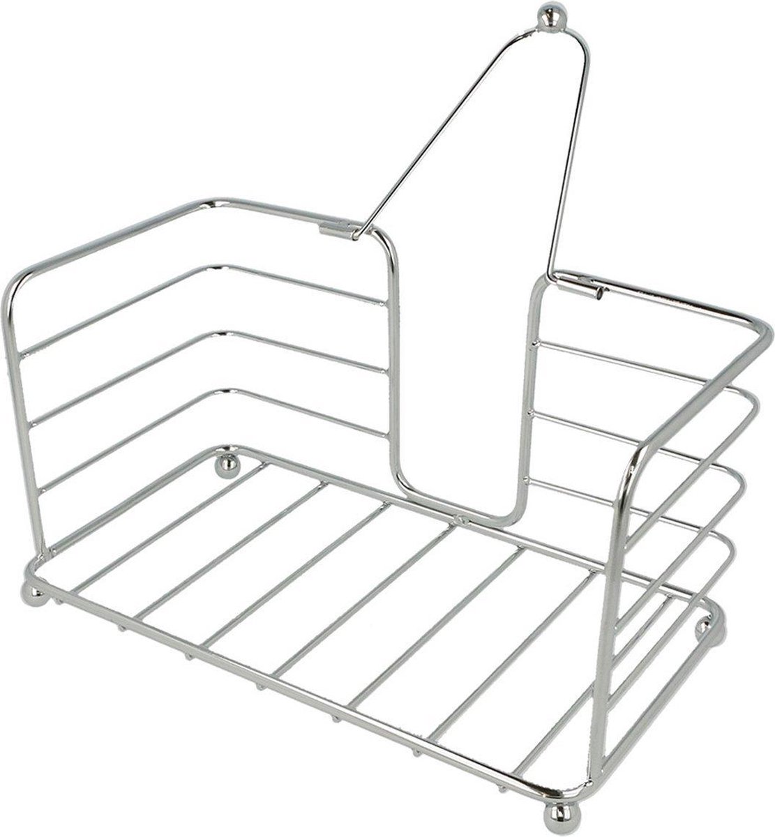 Handdoeken Mand - Chroom Zwart - 23 x 125 x 125 cm
