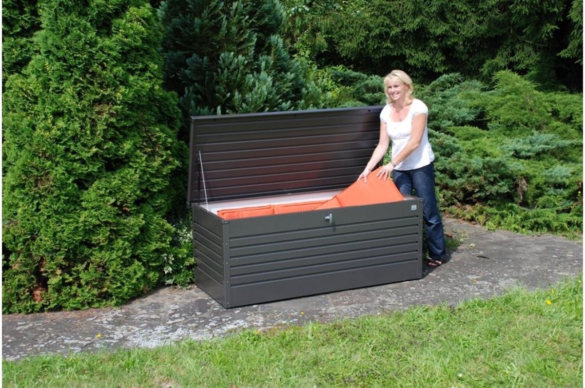 Biohort Hobbybox - kussenkist - Antraciet - 201x83 cm