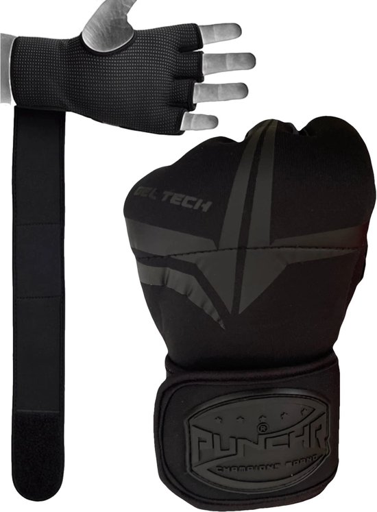 PunchR™ Gel Tech Neopreen Binnenhandschoenen Zwart - L