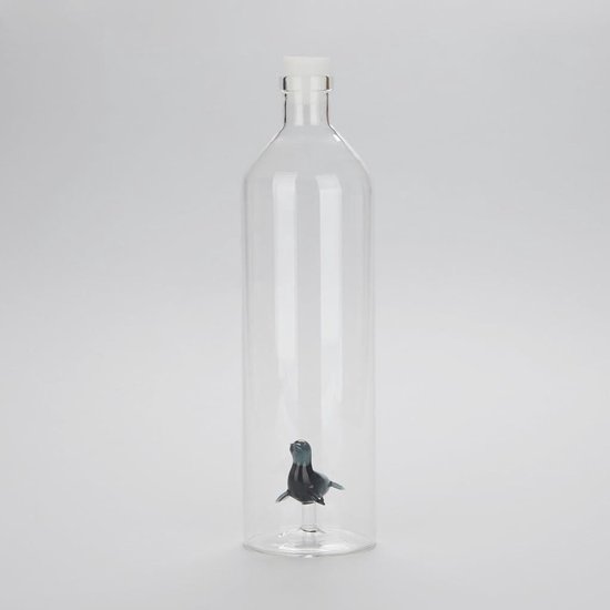 Caraffa Atlantic Shell Balvi 1,3 L In Vetro Borosilicato Giallo – Fatta A Mano E Resistente