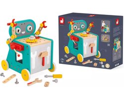 Janod - Brico'Kids - Robot trolley activiteitenwagen