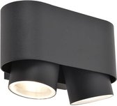 LUTEC - Cypres wandlamp voor buiten - GU10 - Donkergrijs
