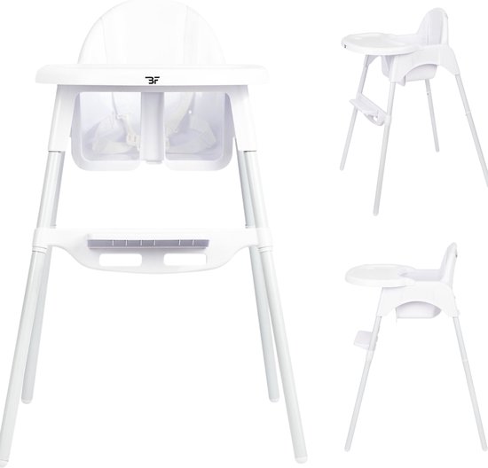 Bebies First Kinderstoel 3 In 1 Sella Wit