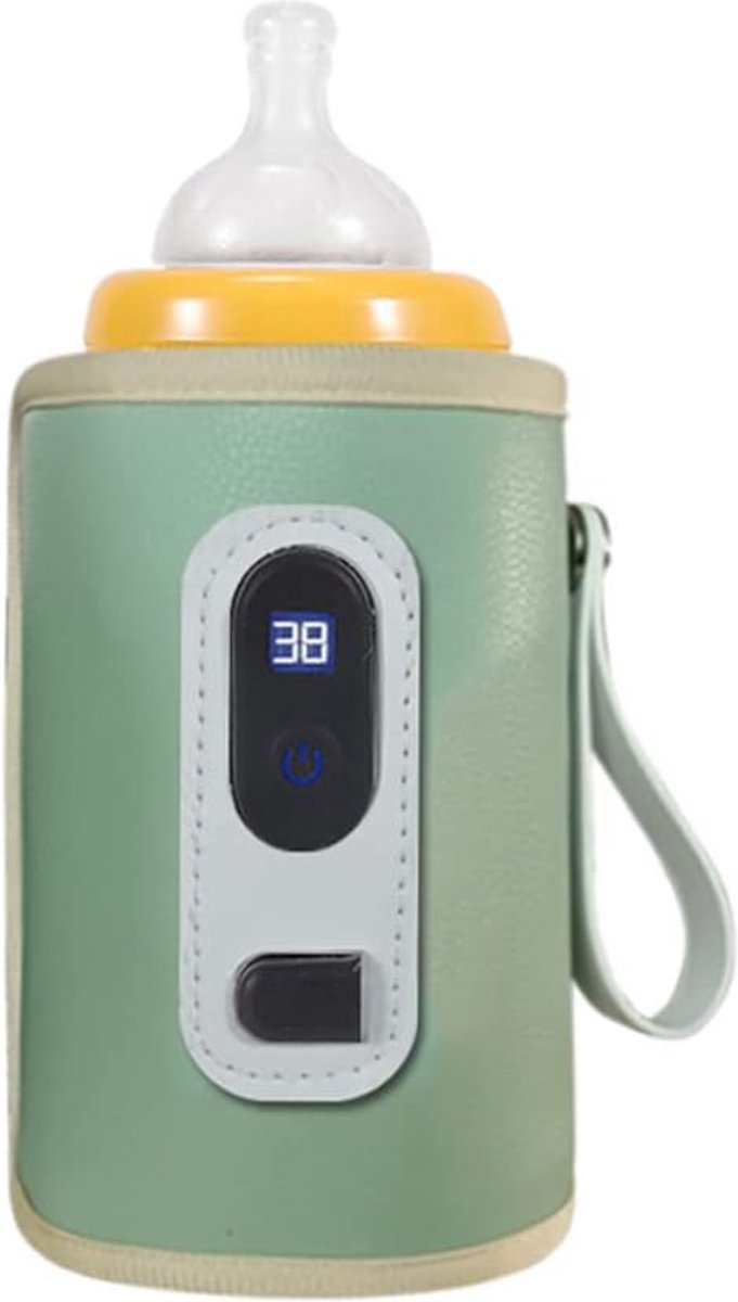Goedkoopste Draagbare Babyflessenverwarmer met USB-aansluiting - Snelle Verwarming en Veilig Gebruik - Compatibel met Verschillende Flessen - Handige Verzorging voor onderweg