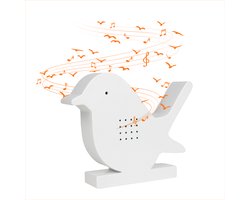 Brosmen Tweet Bird - Vogelgeluiden Huisje met Bewegingsmelder & Geluid voor op Toilet - Vogelhuisje Kastje met Sensor WC - Geweldig Cadeau voor Vrouw & Man