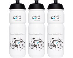 Retulp Bio Bidon pakket Fiets - Bidons - Sport - Bidon - Waterfles - Drinkfles - 750 ml - 3 stuks