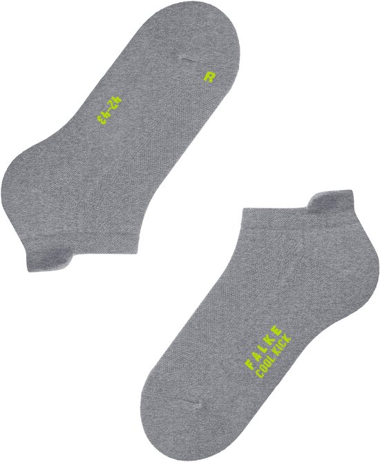 FALKE Cool Kick Anatomical Plush Sole Functional Yarn Chaussettes Unisexe Gris - Taille 39-41