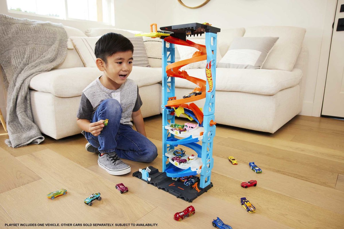 Hot Wheels City Transformerende Racetoren - Racebaan — afbeelding 4