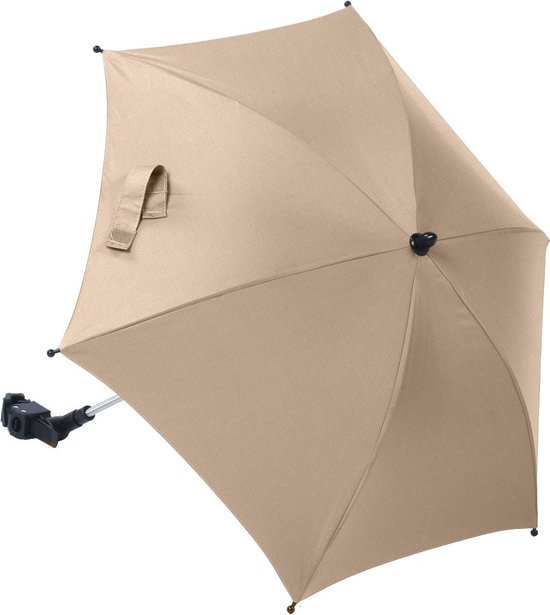 Parasol universel Novi Baby - Sand Melange - avec pince de fixation - avec revêtement UV 50+