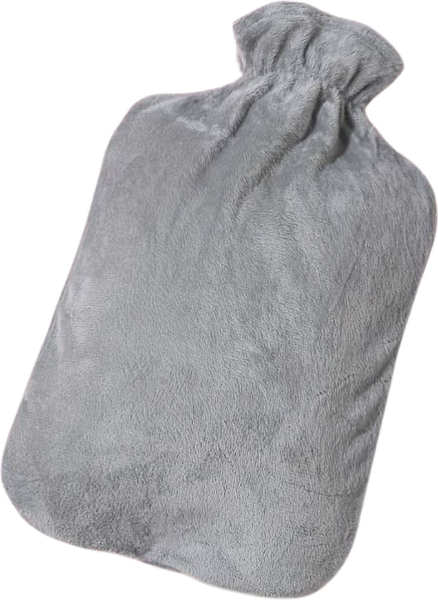 Goedkoopste Nivard Warmtekruik - Warmtekussen - Warmwaterkruik - Kruik - Met Hoes - Warmwaterzak - Knuffel - Bag - Grijs