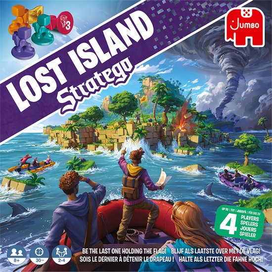 Jumbo - Stratego - Lost Island - Bordspel vanaf 8 jaar - Multiplayer 4 spelers