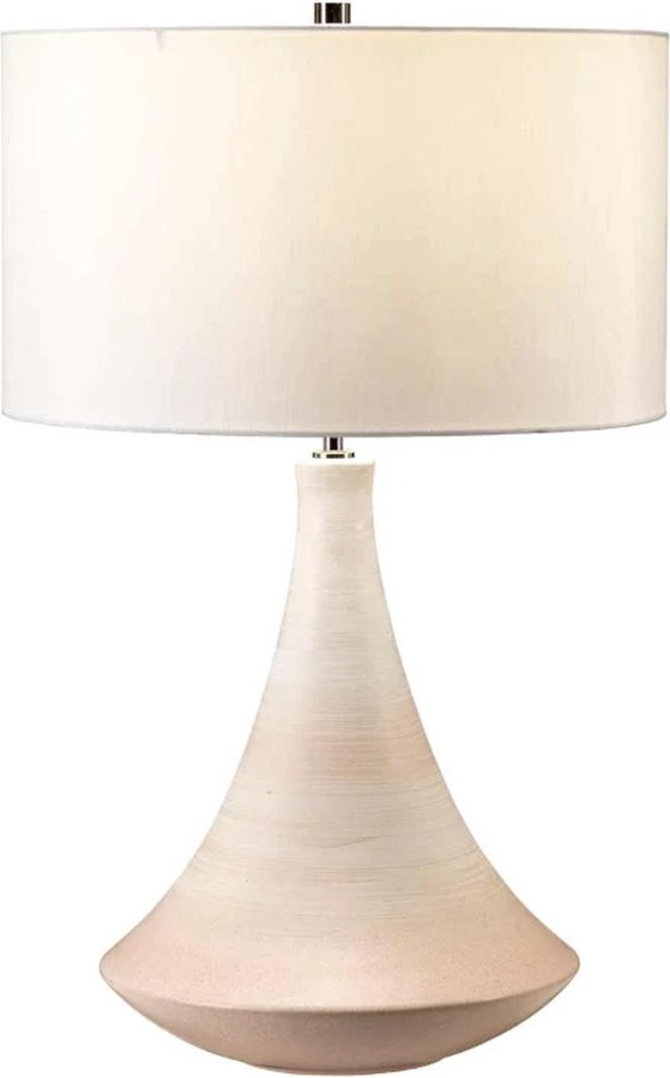 Tafellamp - Steady Lighting - Kunststof -  - E27 - L: 42cm - Voor Binnen - Woonkamer - Eetkamer - Roze