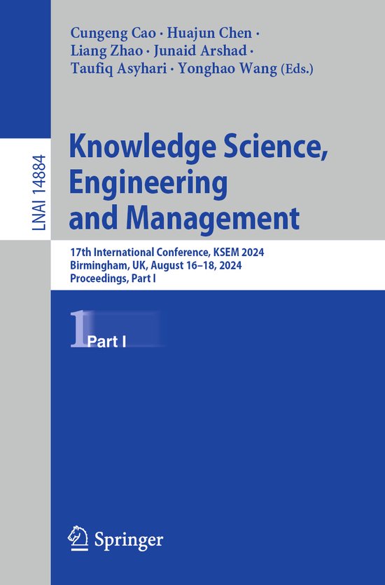 Lecture Notes in Computer Science14884- Knowledge Science, E ... - cover