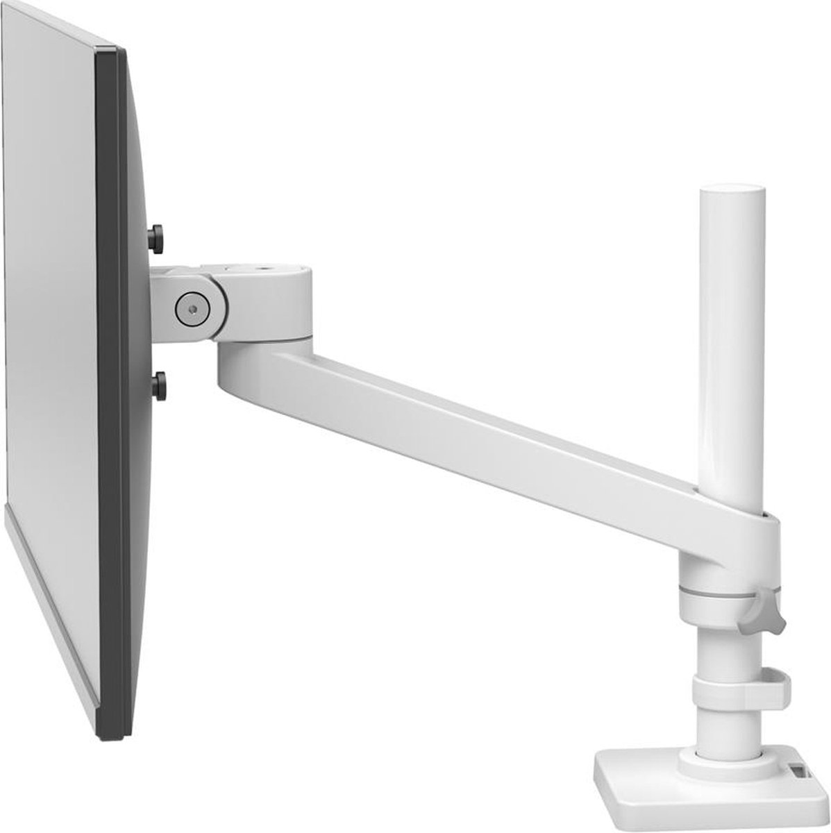 Ergotron NX - Bevestigingskit - voor Beeldscherm - wit - schermgrootte: 34" - te monteren op bureau