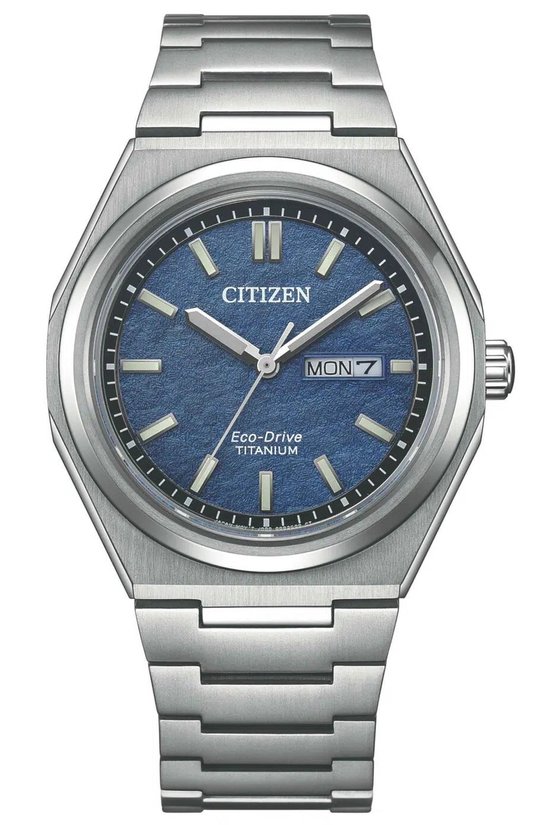 Citizen AW0130-85L Horloge - Titanium - Zilverkleurig - Ø 40 mm