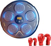 Slimme Muziek Bokstrainer Led - Elektronische Reactie Boksmachine Muur Opknoping - Zandzak - Fitness - Bokszak - Boksbal -- Bluetooth-Compatibel - Voor Kinderen en Volwassen