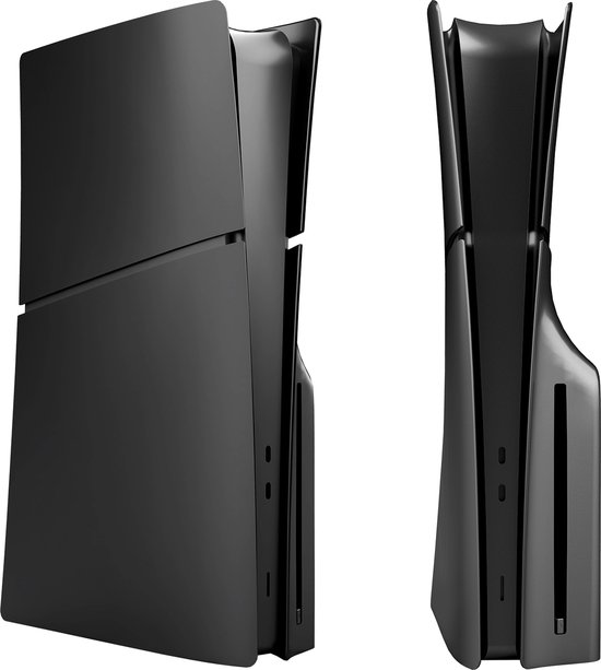 Magnico ® PS5 Slim Faceplates - Disc Edition - Disc Editie - Playstation 5 - Zwart - Cover - Skin - Faceplate - Mat zwart - Black - Disk versie - version - verjaardagscadeau - cadeau - Vaderdag
