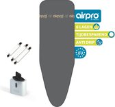 AIRPRO By Widex 6 laagse strijkplankhoes - 50% sneller strijken - Geen water meer onder je strijkplank - maat S/M voor een breedte van 34 tot 42 cm en een lengte van 110 tot 117 cm