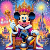 Diamond painting Disney Mickey 50x50 vierkante steentjes