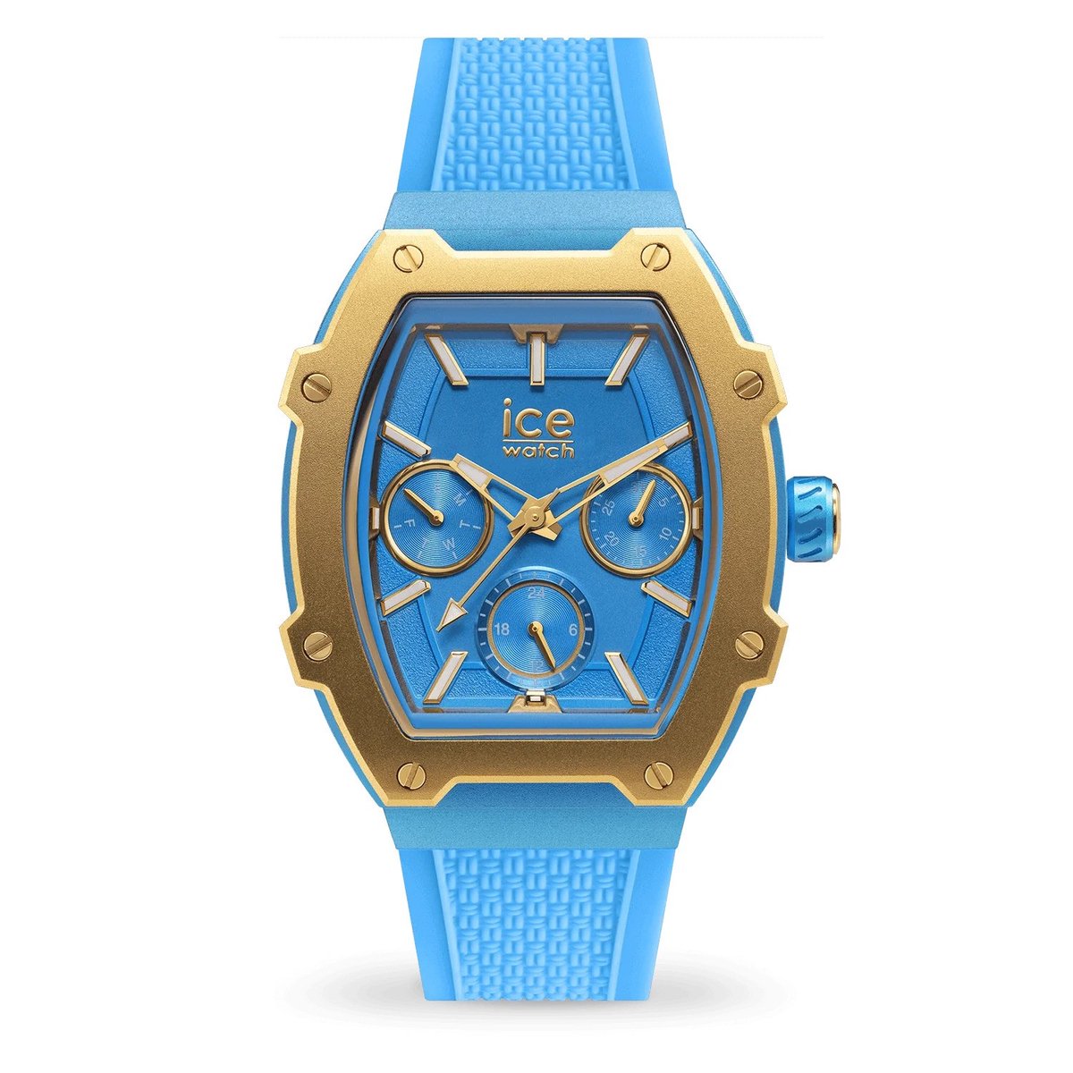 Ice Watch Ice Boliday - Adriatic Blue 023290 Horloge - Siliconen - Blauw - Ø 40 mm