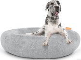 Happysnoots Donut Hondenmand 80cm - Lichtgrijs Hondenbed - Dog Bed - Hondenkussen